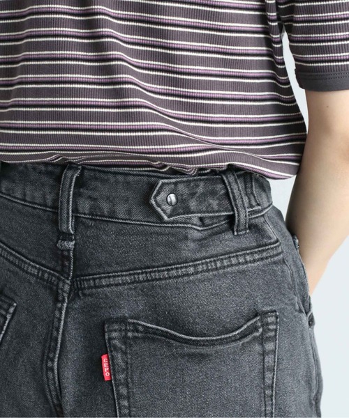 cepo(セポ)の「バックジップレギュラーストレート <立体裁断>(デニムパンツ・レディース・ブラック/ブルー系1・S/M/L)」の13枚目の写真