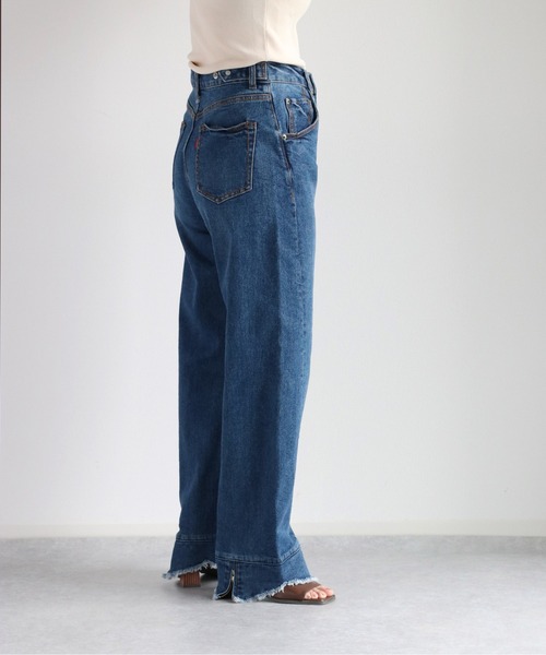 cepo(セポ)の「バックジップレギュラーストレート <立体裁断>(デニムパンツ・レディース・ブラック/ブルー系1・S/M/L)」の20枚目の写真