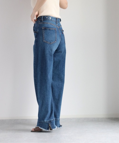 cepo(セポ)の「バックジップレギュラーストレート <立体裁断>(デニムパンツ・レディース・ブラック/ブルー系1・S/M/L)」の19枚目の写真