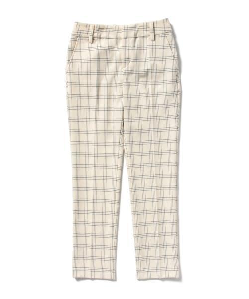 sabena（サベナ）の「Sabena / トリプルペン チェックパンツ（その他パンツ・レディース・ホワイト/ネイビー・38/36）」の4枚目の写真