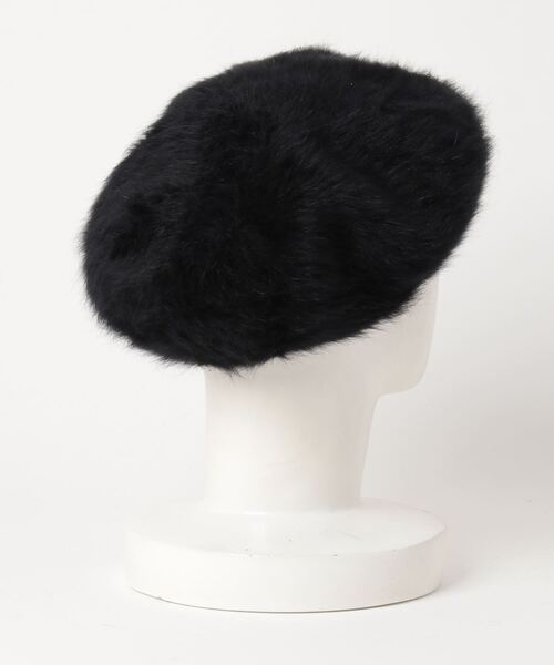 Per sist ence(パーシエンス)の「アンゴラ風ふわふわシャギーベレー帽(ハンチング/ベレー帽・レディース・アイボリー/ブラック/ベージュ・FREE)」の9枚目の写真