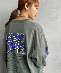 [BEN DAVIS/ベンデイビス] SPRAY GORILLA バックプリントTシャツ