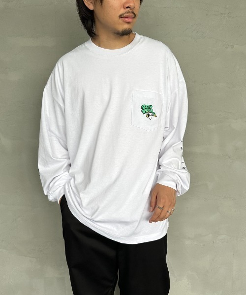 BEN DAVIS（ベンデイビス）の「[BEN DAVIS/ベンデイビス] SPRAY GORILLA バックプリントTシャツ（Tシャツ/カットソー・レディース・ブラック/カーキ/ホワイト・M/L/XL）」の7枚目の写真