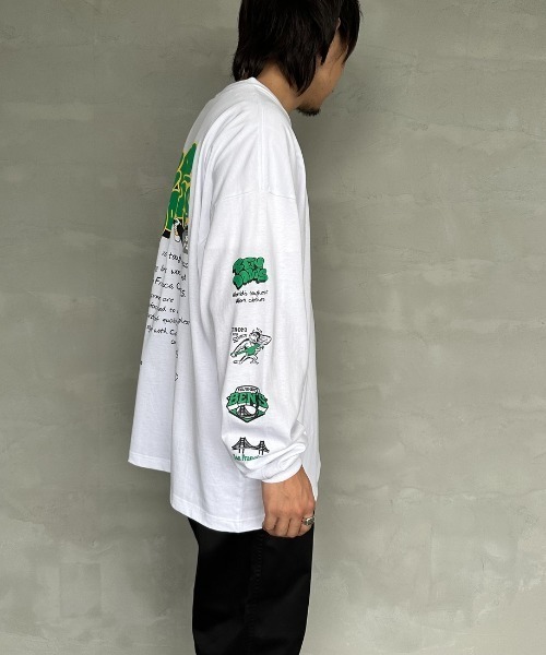 BEN DAVIS（ベンデイビス）の「[BEN DAVIS/ベンデイビス] SPRAY GORILLA バックプリントTシャツ（Tシャツ/カットソー・レディース・ブラック/カーキ/ホワイト・M/L/XL）」の12枚目の写真