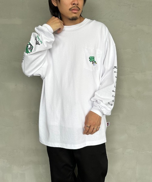 BEN DAVIS（ベンデイビス）の「[BEN DAVIS/ベンデイビス] SPRAY GORILLA バックプリントTシャツ（Tシャツ/カットソー・レディース・ブラック/カーキ/ホワイト・M/L/XL）」の10枚目の写真