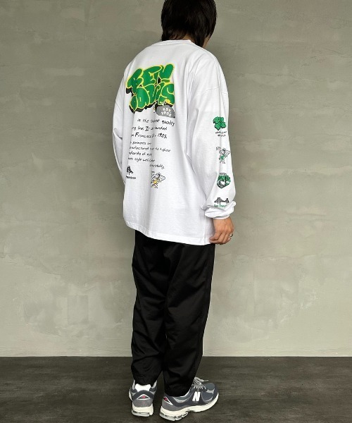 BEN DAVIS（ベンデイビス）の「[BEN DAVIS/ベンデイビス] SPRAY GORILLA バックプリントTシャツ（Tシャツ/カットソー・レディース・ブラック/カーキ/ホワイト・M/L/XL）」の17枚目の写真