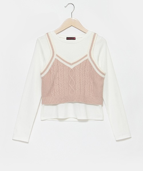 セール】ニットキャミソールインナーSET（ベスト）｜LOVETOXIC