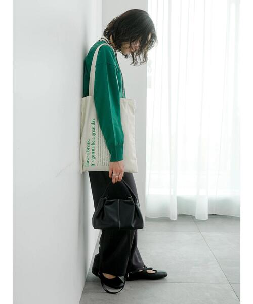 Samansa Mos2 blue（サマンサモスモスブルー）の「ロゴトートバッグ（ハンドバッグ・レディース・キナリ/ブルー/ブラック・F）」の10枚目の写真