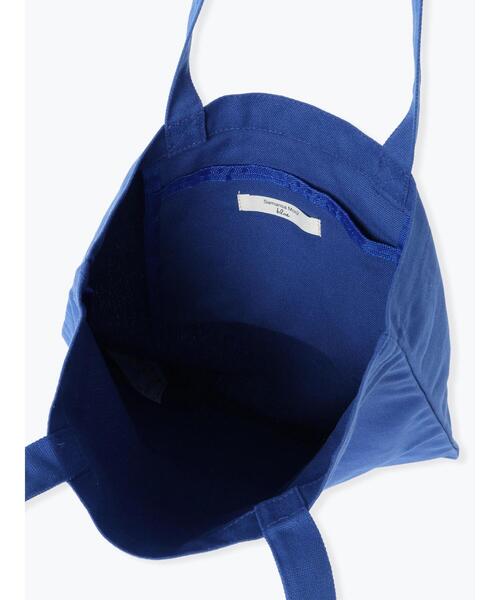 Samansa Mos2 blue（サマンサモスモスブルー）の「ロゴトートバッグ（ハンドバッグ・レディース・キナリ/ブルー/ブラック・F）」の15枚目の写真