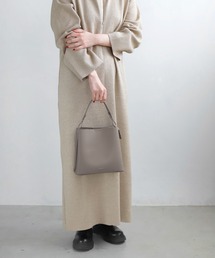 ANEMONE（アネモネ）の「レザー調スクエア2WAYバッグ（ショルダーバッグ）」