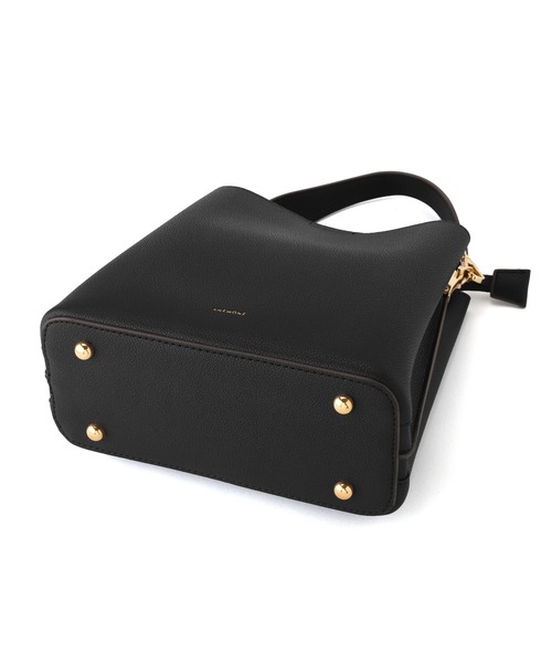 レザー調スクエア2WAYバッグ（ショルダーバッグ）｜ANEMONE