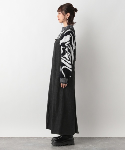 RAGEBLUE（レイジブルー）の「2WAY/プリーツデニムワンピース（ワンピース・レディース・ブラック/ブルー/ブラック系・FREE）」の12枚目の写真