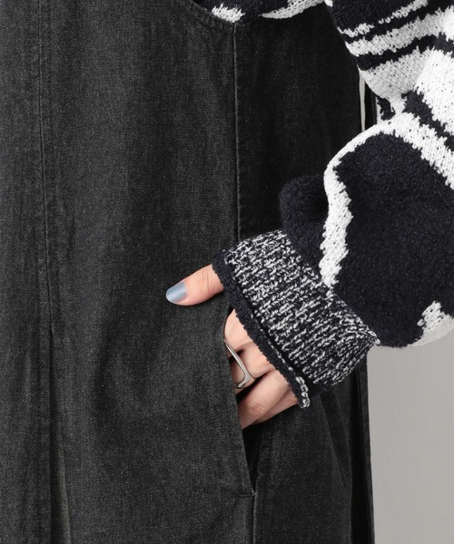 RAGEBLUE（レイジブルー）の「2WAY/プリーツデニムワンピース（ワンピース・レディース・ブラック/ブルー/ブラック系・FREE）」の16枚目の写真