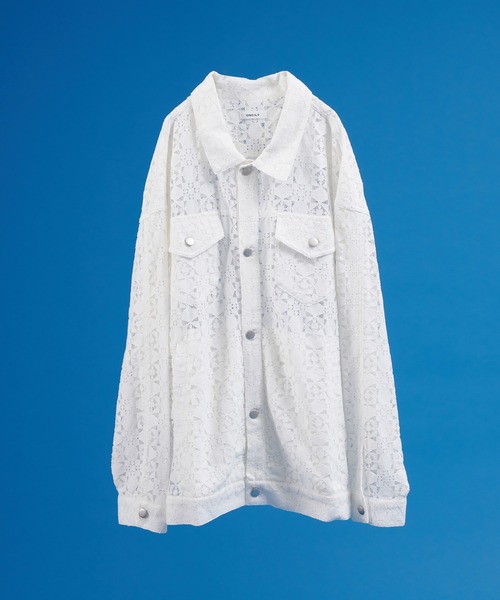 ONCILY（オンシェリー）の「LACE SHEER BLOUSON / レースシアー