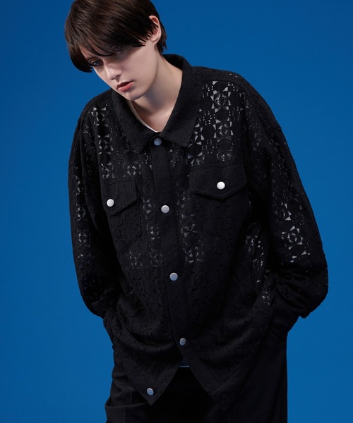 ONCILY（オンシェリー）の「LACE SHEER BLOUSON / レースシアー