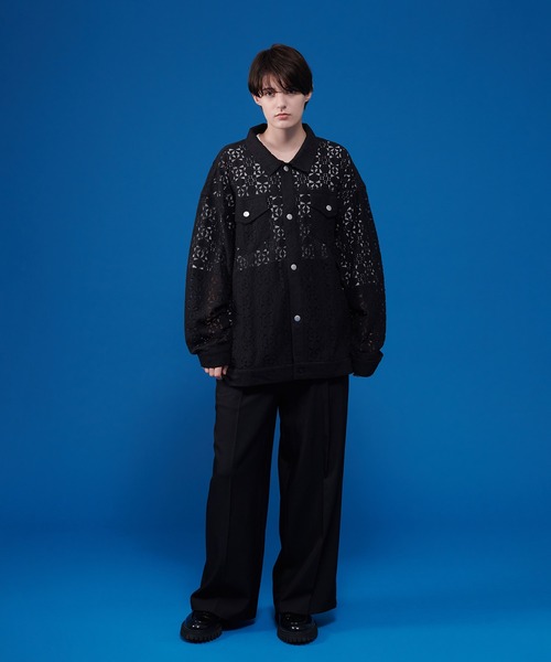 ONCILY（オンシェリー）の「LACE SHEER BLOUSON / レースシアー