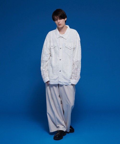 ONCILY（オンシェリー）の「LACE SHEER BLOUSON / レースシアー