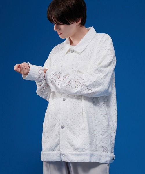 ONCILY（オンシェリー）の「LACE SHEER BLOUSON / レースシアー