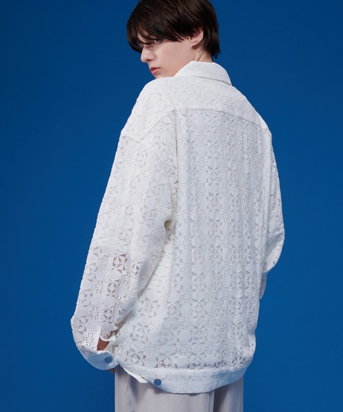 ONCILY（オンシェリー）の「LACE SHEER BLOUSON / レースシアー