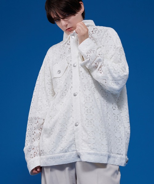 ONCILY（オンシェリー）の「LACE SHEER BLOUSON / レースシアー