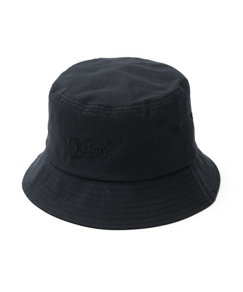 KEBOZ（ケボズ）の「COOLMAX SEERSUCKER BUCKET HAT（ハット・メンズ・ベージュ/ホワイト×ブルー/ブラック/ホワイト×ネイビー・60cm/56cm/58cm）」の4枚目の写真