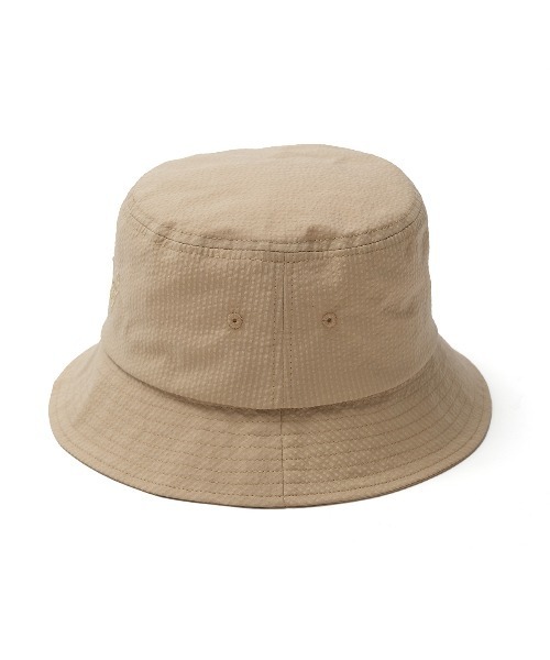 KEBOZ（ケボズ）の「COOLMAX SEERSUCKER BUCKET HAT（ハット・メンズ・ベージュ/ホワイト×ブルー/ブラック/ホワイト×ネイビー・60cm/56cm/58cm）」の9枚目の写真