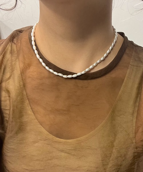 VICKY(ビッキー)の「【KOREAN ITEM】パールチェーンセットネックレス(ネックレス・レディース・シルバー系その他/ゴールド系その他・FREE)」の3枚目の写真