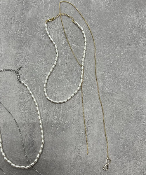 VICKY(ビッキー)の「【KOREAN ITEM】パールチェーンセットネックレス(ネックレス・レディース・シルバー系その他/ゴールド系その他・FREE)」の5枚目の写真