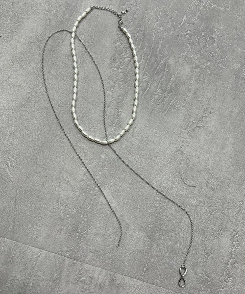 VICKY(ビッキー)の「【KOREAN ITEM】パールチェーンセットネックレス(ネックレス・レディース・シルバー系その他/ゴールド系その他・FREE)」の6枚目の写真