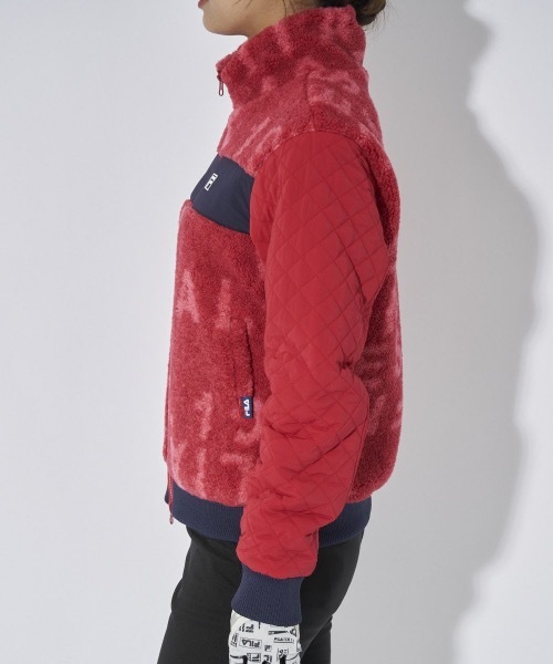 FILA GOLF(フィラゴルフ )の「【FILA GOLF:フィラゴルフ】レディースボアジャケット ゴルフ(ブルゾン・レディース・オフホワイト/レッド/ブラック・LARGE/X-LARGE/MEDIUM)」の19枚目の写真