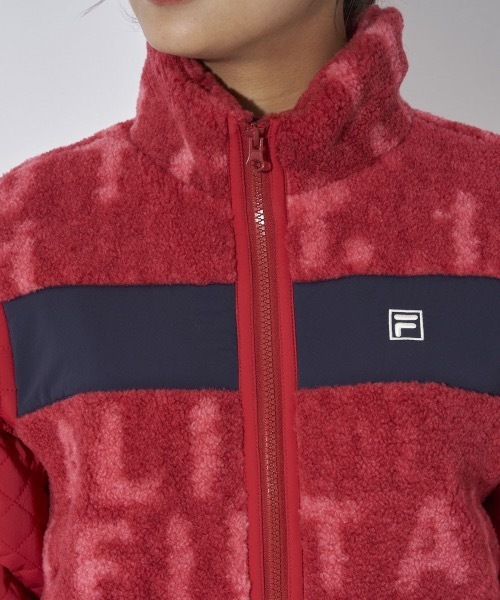 FILA GOLF(フィラゴルフ )の「【FILA GOLF:フィラゴルフ】レディースボアジャケット ゴルフ(ブルゾン・レディース・オフホワイト/レッド/ブラック・LARGE/X-LARGE/MEDIUM)」の21枚目の写真