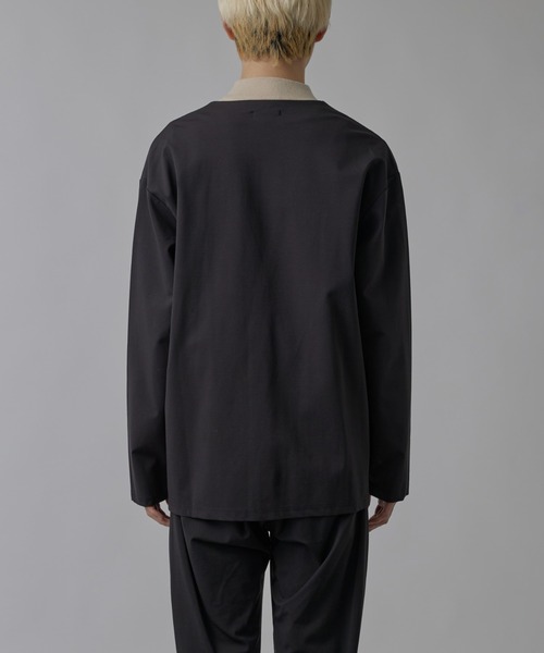 セール】【SETUP7】360度ストレッチリラックスフィットノーカラー