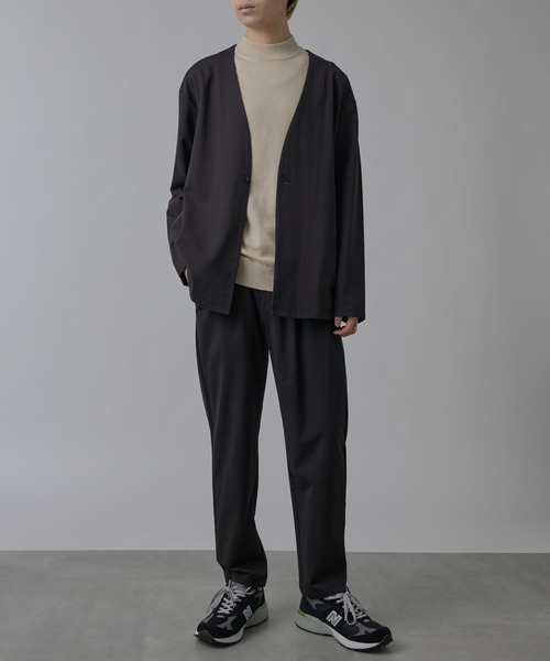 セール】【SETUP7】360度ストレッチリラックスフィットノーカラー