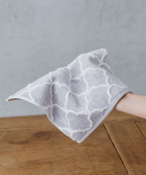 Actually（アクチュアリー）の「モクモクジャガード タオルハンカチ（ハンカチ/ハンドタオル・レディース・グレー/ピンク/ブルー/ホワイト・フリー）」の3枚目の写真