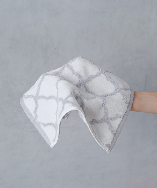 Actually（アクチュアリー）の「モクモクジャガード タオルハンカチ（ハンカチ/ハンドタオル・レディース・グレー/ピンク/ブルー/ホワイト・フリー）」の2枚目の写真