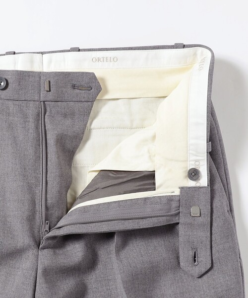 BEAMS F（ビームスエフ）の「ORTELO / フレスコ 2プリーツ スラックス