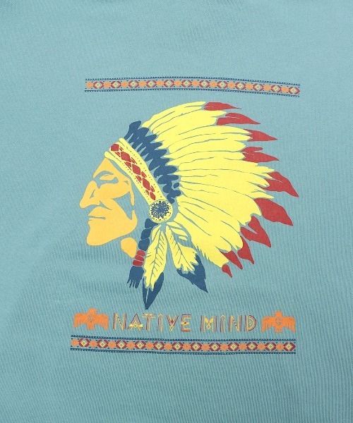 チチカカ（チチカカ）の「ネイティブアメリカンプルパーカー【ユニセックス】（パーカー・メンズ・ライトブルー/チャコールグレー/オートミール・FREE）」の22枚目の写真