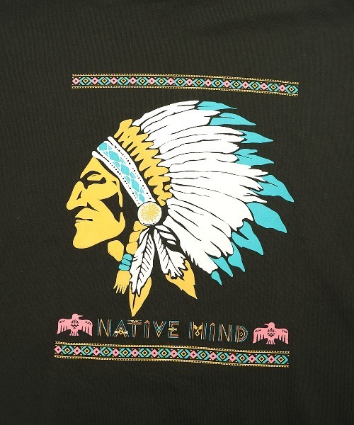 チチカカ（チチカカ）の「ネイティブアメリカンプルパーカー【ユニセックス】（パーカー・メンズ・ライトブルー/チャコールグレー/オートミール・FREE）」の20枚目の写真