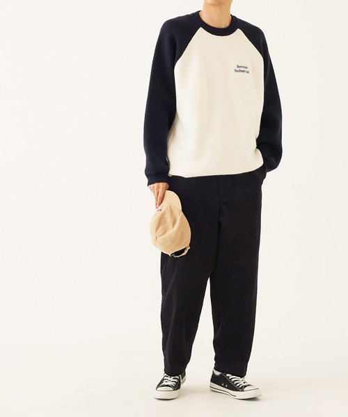 coca(coca)(コカ)の「メンズ ヘビーコーデュロイテーパードパンツ(その他パンツ・メンズ・アイボリー/ブラック・L/XL/M)」の5枚目の写真