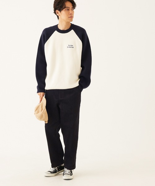 coca(coca)(コカ)の「メンズ ヘビーコーデュロイテーパードパンツ(その他パンツ・メンズ・アイボリー/ブラック・L/XL/M)」の7枚目の写真