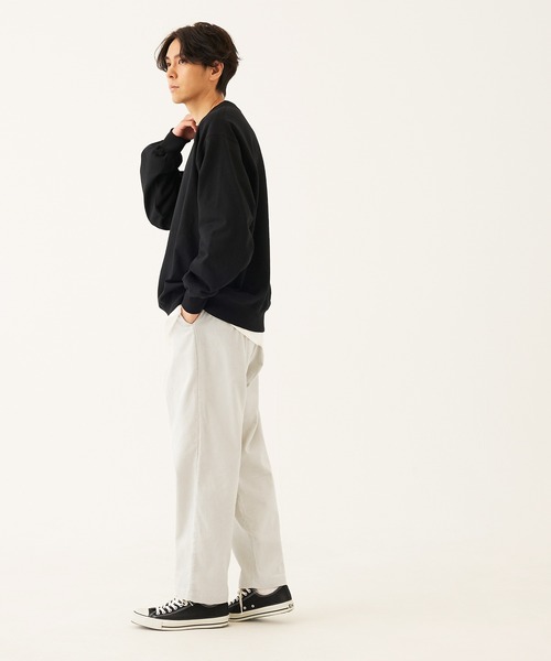 coca(coca)(コカ)の「メンズ ヘビーコーデュロイテーパードパンツ(その他パンツ・メンズ・アイボリー/ブラック・L/XL/M)」の4枚目の写真