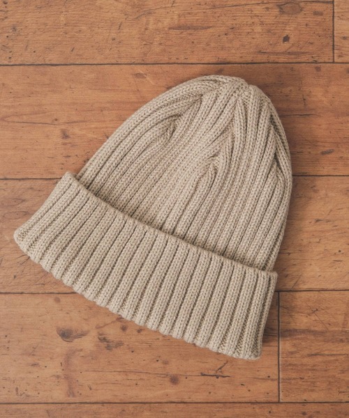 URBAN RESEARCH DOORS(アーバンリサーチドアーズ)の「WOOL MIX KNIT CAP(ニットキャップ/ビーニー・メンズ・ブラック/ネイビー/ベージュ/チャコールグレー・-)」の4枚目の写真