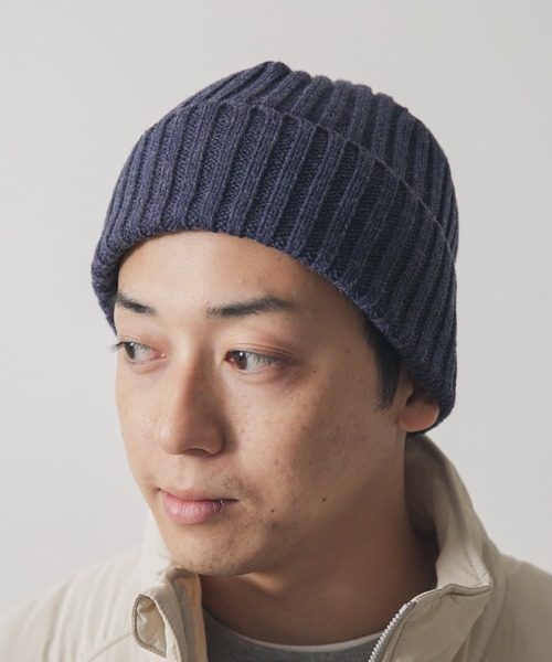URBAN RESEARCH DOORS(アーバンリサーチドアーズ)の「WOOL MIX KNIT CAP(ニットキャップ/ビーニー・メンズ・ブラック/ネイビー/ベージュ/チャコールグレー・-)」の14枚目の写真