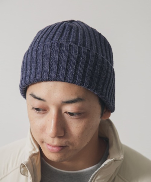 URBAN RESEARCH DOORS(アーバンリサーチドアーズ)の「WOOL MIX KNIT CAP(ニットキャップ/ビーニー・メンズ・ブラック/ネイビー/ベージュ/チャコールグレー・-)」の15枚目の写真