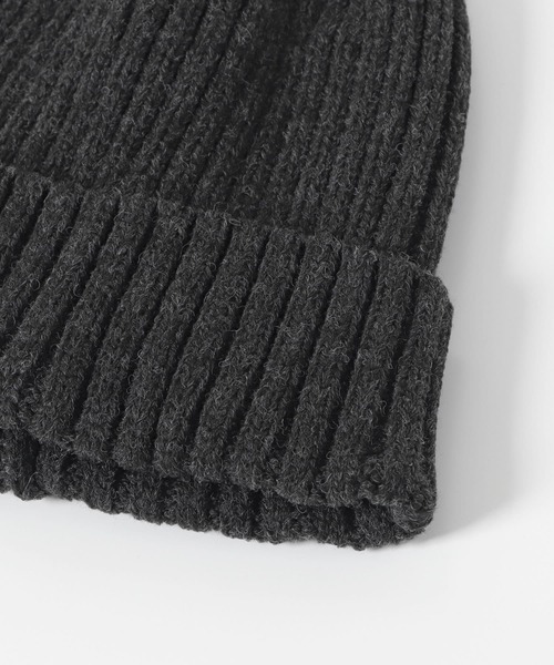 URBAN RESEARCH DOORS(アーバンリサーチドアーズ)の「WOOL MIX KNIT CAP(ニットキャップ/ビーニー・メンズ・ブラック/ネイビー/ベージュ/チャコールグレー・-)」の11枚目の写真