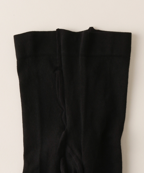 BLEU FORET（ブルーフォレ）の「【BLEU FORET / ブルーフォレ】 VELVET COTTON TIGHTS（タイツ/ストッキング・レディース・チャコールグレー/ブラック・MEDIUM/SMALL）」の6枚目の写真