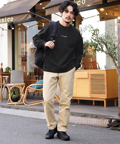 jiggys shop(ジギーズショップ)の「ロゴ刺繍裏起毛スウェットトレーナー(スウェット・メンズ・ブラック/アッシュ/ネイビー・MEDIUM/LARGE)」の10枚目の写真