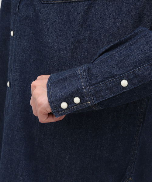 Levi's(リーバイス)の「【LEVI'S/リーバイス】Levis Premium 54 LONGHORN T1 MT(シャツ/ブラウス・メンズ・ブルー系その他・MEDIUM/LARGE/X-LARGE)」の6枚目の写真