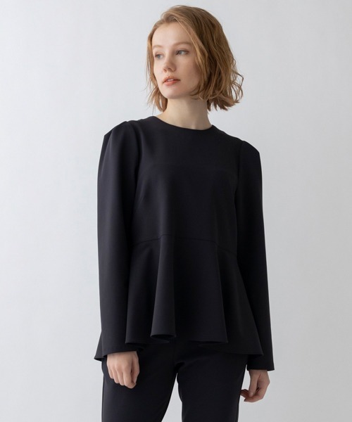 Sono(ソーノ)の「【SONO/ソーノ】【Magical Stretch】バックリボンコンフォートPO(Tシャツ/カットソー・レディース・ホワイト/ベージュ/ブラック・2/1)」の5枚目の写真