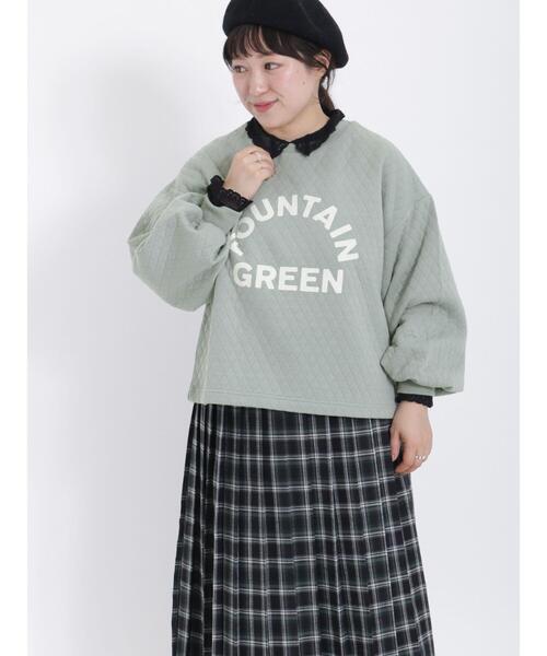 Samansa Mos2(サマンサ モスモス)の「ちびレース襟前開きブラウス(シャツ/ブラウス・レディース・チャコールグレー/グレー/オフホワイト/ブラック・F)」の18枚目の写真